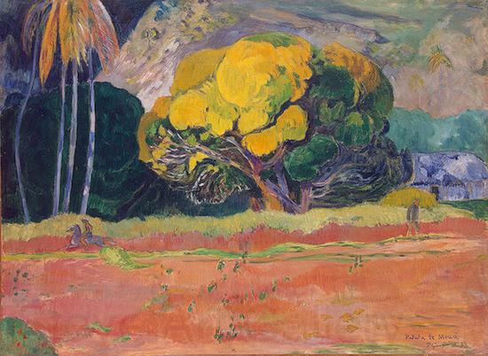 Paul Gauguin At the Foot of a Mountain Spain oil painting art